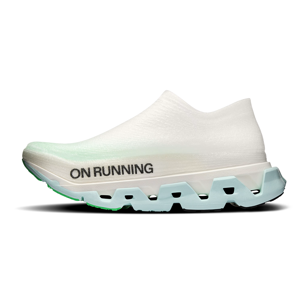 ON Cloudmonster 3 Hyper LS — Limelight - Bloom — Size D — Width 4.5 M / 6 W — Side View