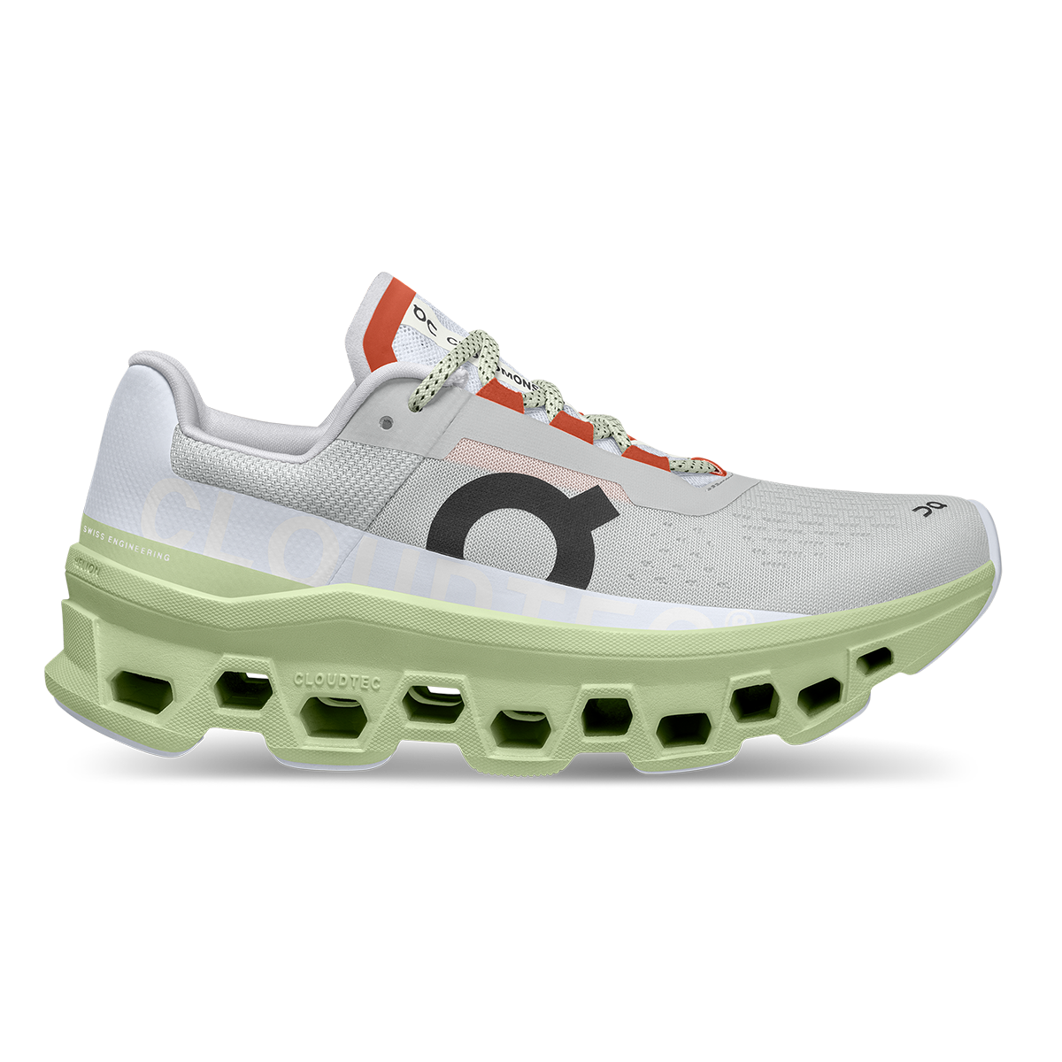 ON Cloudmonster — Black - Black — Size B — Width 10.5 — Front View