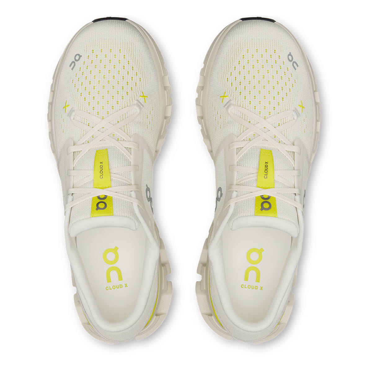 ON Cloud X V4 — Black - Eclipse — Size D — Width 10 — Back View