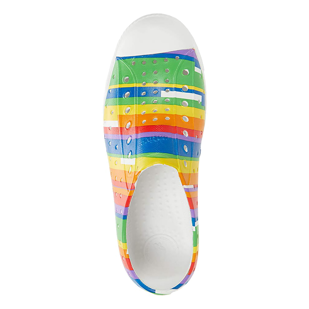 Native Jefferson Print — Rainbow Multi Stripes — Size C — Width 13 — Lifestyle View