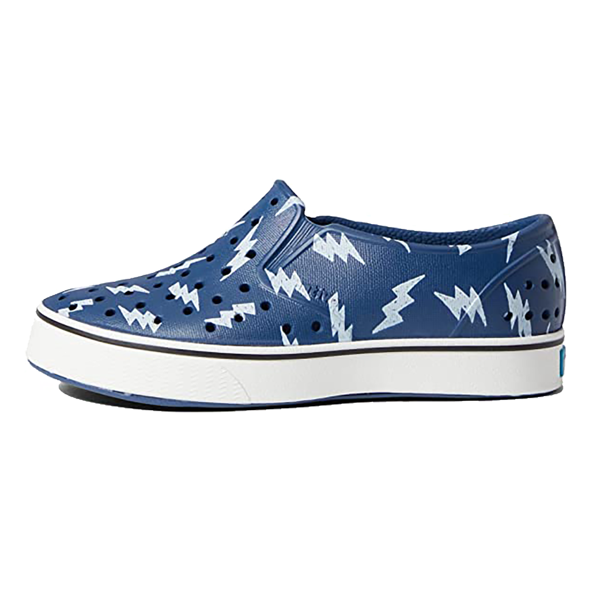 Native Miles Print — Frontier Blue - Shell White - Shell Lightning — Size Y — Width 1 — Side View