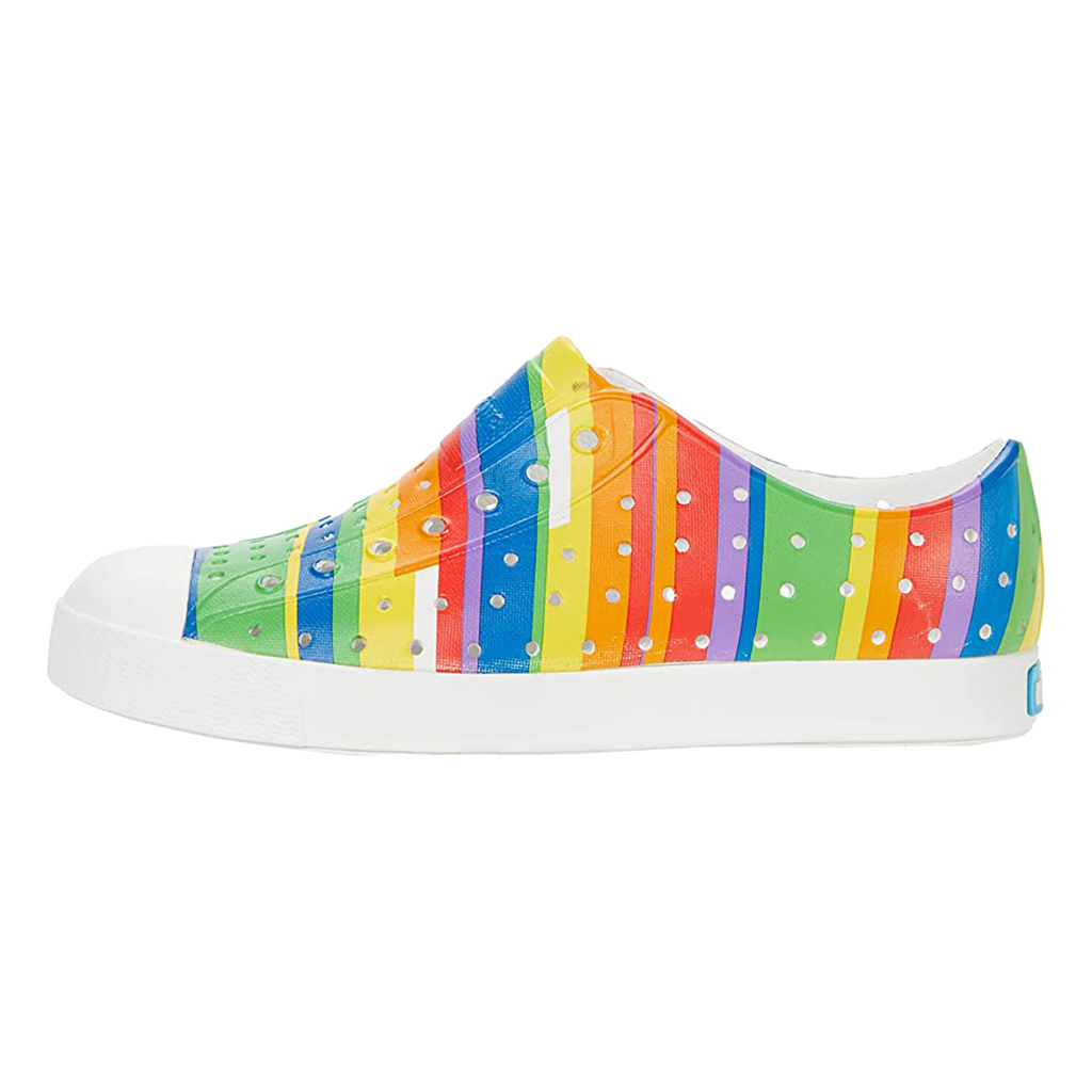 Native Jefferson Print — Rainbow Multi Stripes — Size C — Width 13 — Detail View