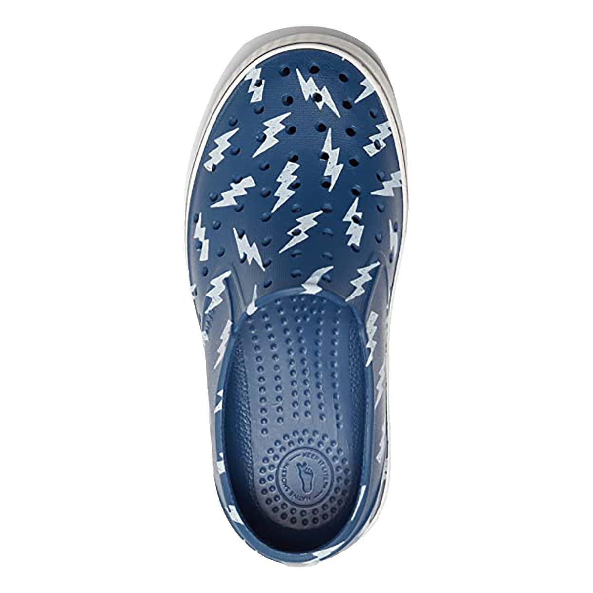 Native Miles Print — Frontier Blue - Shell White - Shell Lightning — Size Y — Width 1 — Back View