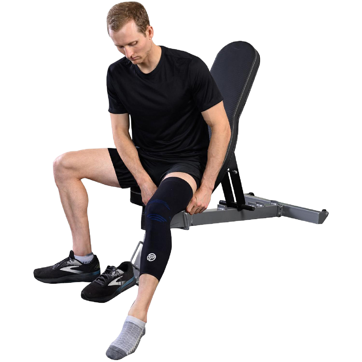 Pro-Tec X-Tended Knee — Black — Size Small — Back View