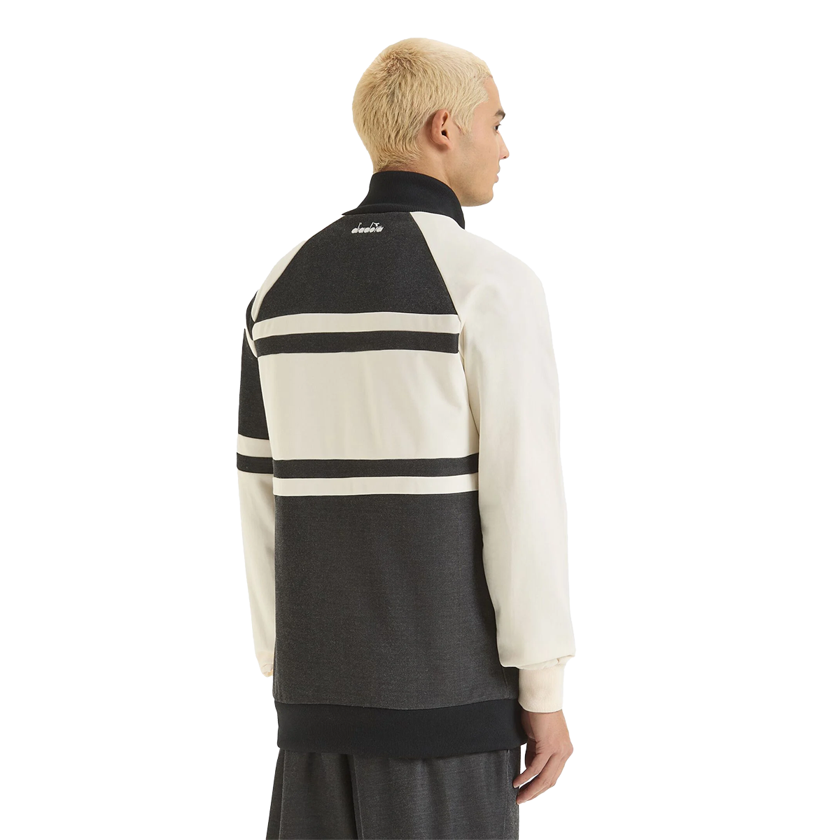 Diadora 80S Jacket — Whisper White — Size Medium — Back View