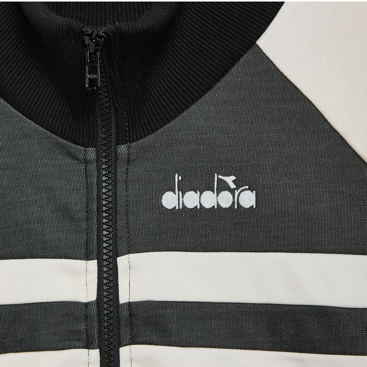Diadora 80S Jacket — Whisper White — Size Medium — Lifestyle View