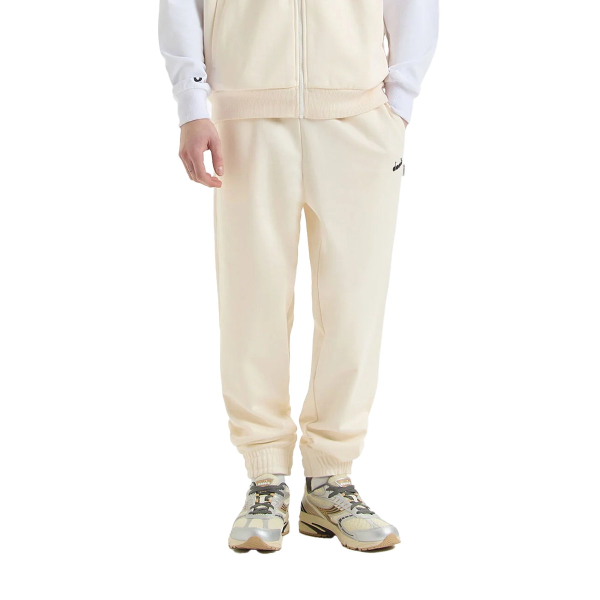 Diadora 80S Track Pants — Whisper White — Size Small — Alternate View 8