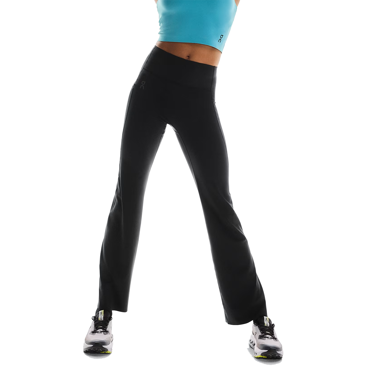 ON Studio Flared Tights — Black — Size XLarge — Front View