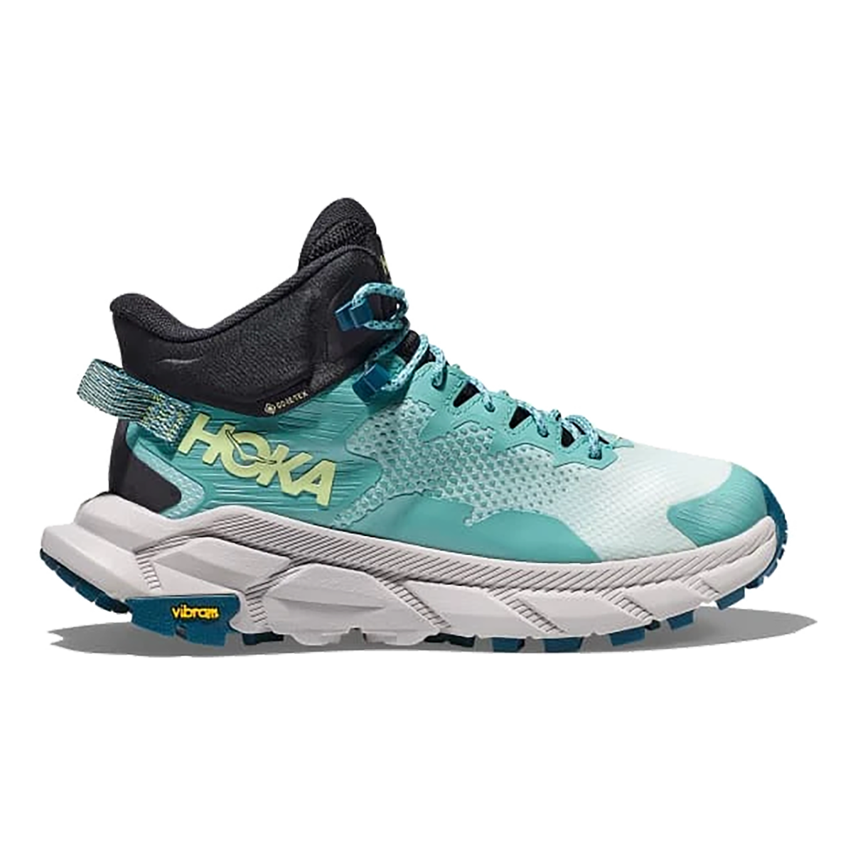 Hoka Trail Code GTX — Blue Glass - Coastal Shade — Size B — Width 6.5 — Front View