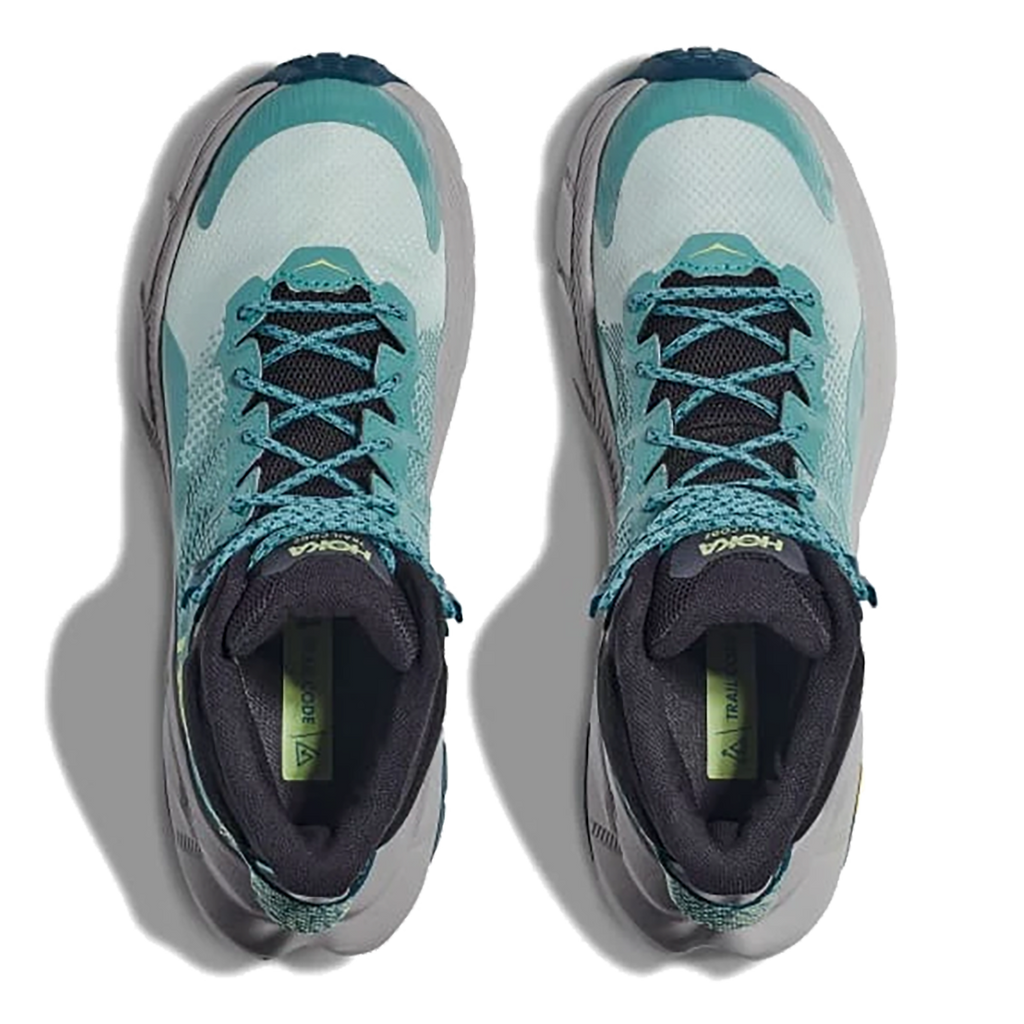 Hoka Trail Code GTX — Blue Glass - Coastal Shade — Size B — Width 6.5 — Side View