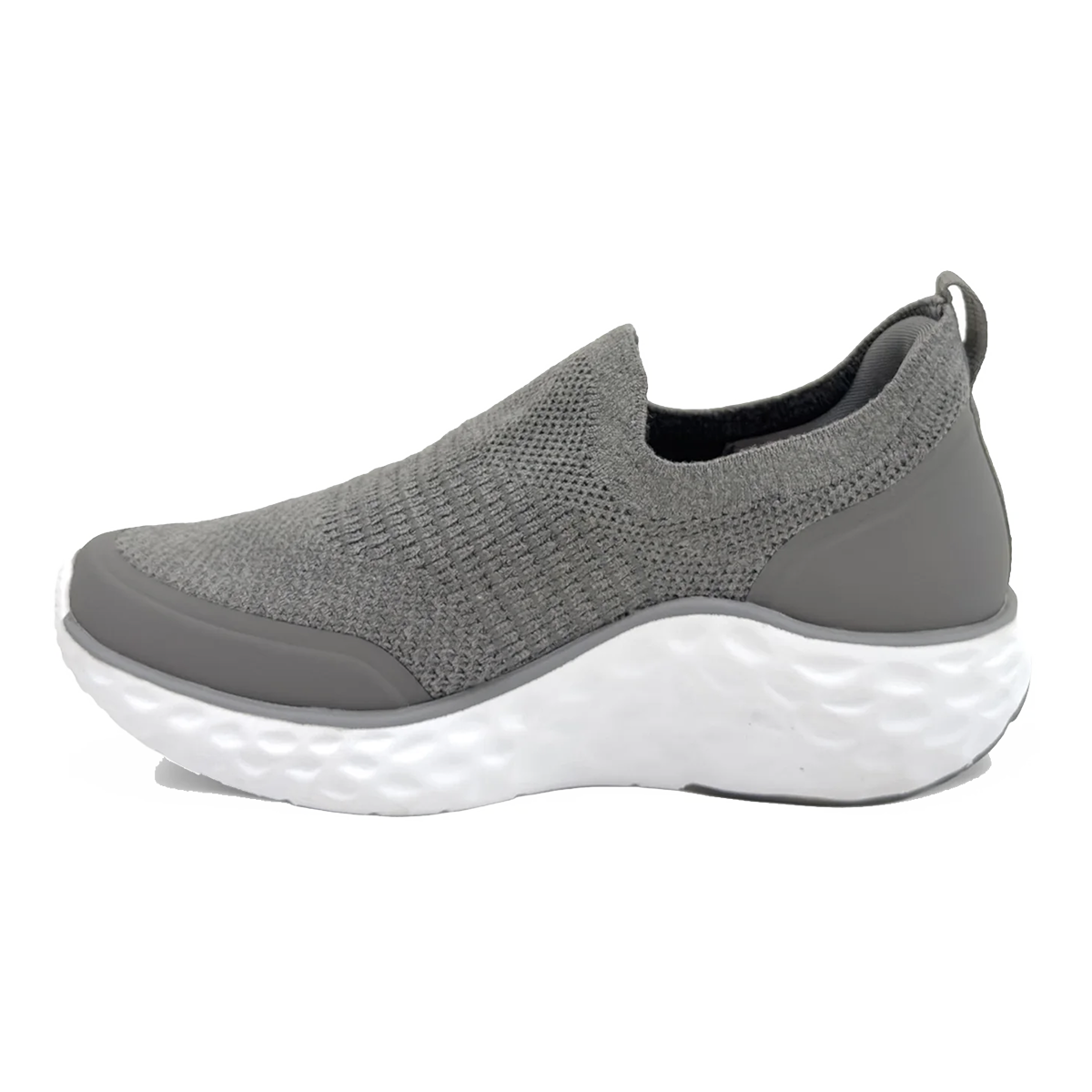 Aetrex Dash Slip On — Grey — Size B — Width 35 — Side View