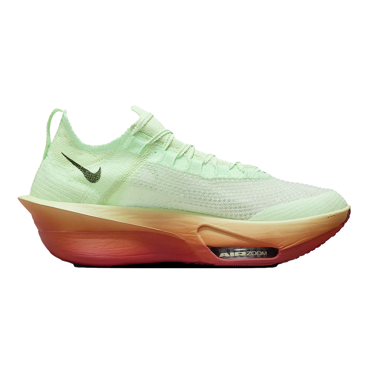 Nike Alphafly 3 Eliud Kipchoge — Vapor Green - Black - Dragon Red — Size D — Width 8 — Detail View
