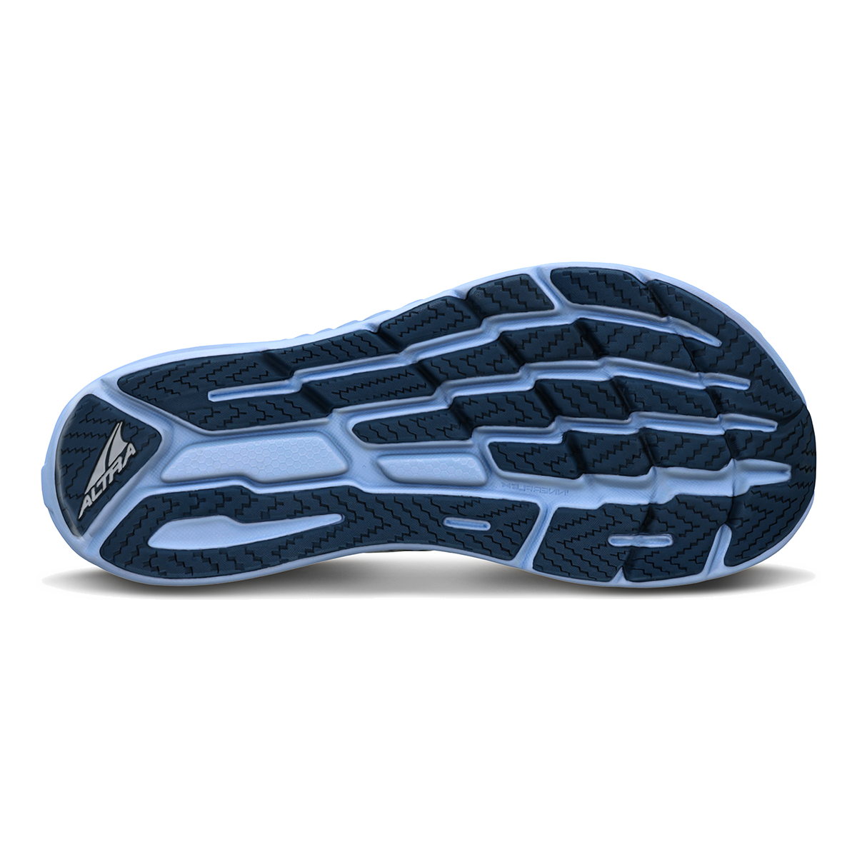 Altra Torin 7 Supermoon — White - Lt Blue — Size B — Width 5.5 — Top View