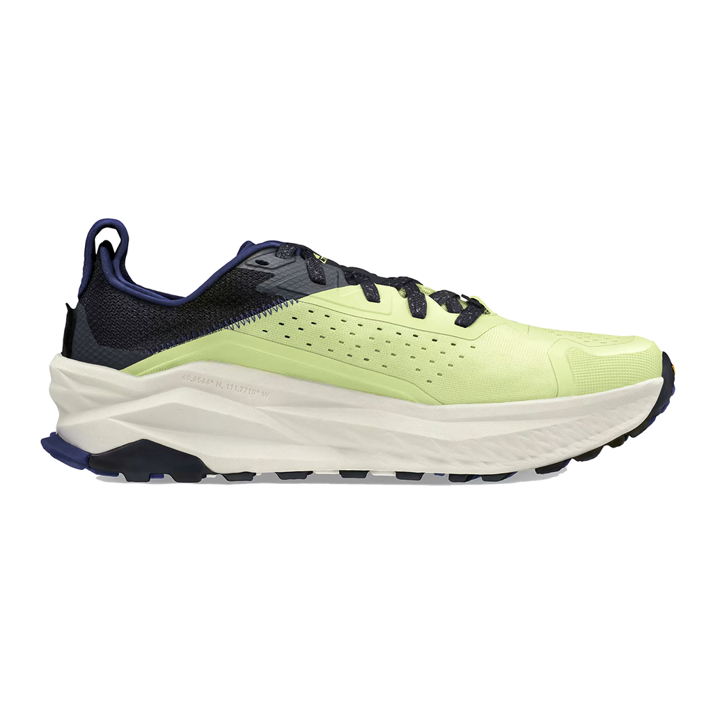 Altra Olympus 6 — Black-Green — Size D — Width 10 — Front View