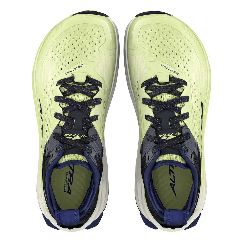 Altra Olympus 6 — Black-Green — Size D — Width 10 — Back View