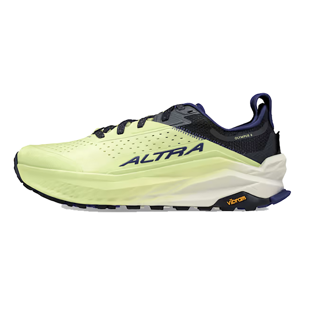 Altra Olympus 6 — Black-Green — Size D — Width 10 — Side View