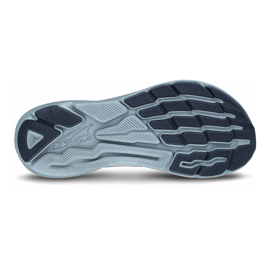 Altra Experience Flow Supermoon — White - Blue — Size D — Width 7 — Top View