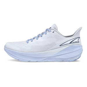Altra Experience Flow Supermoon — White - Lt Blue — Size B — Width 5.5 — Top View
