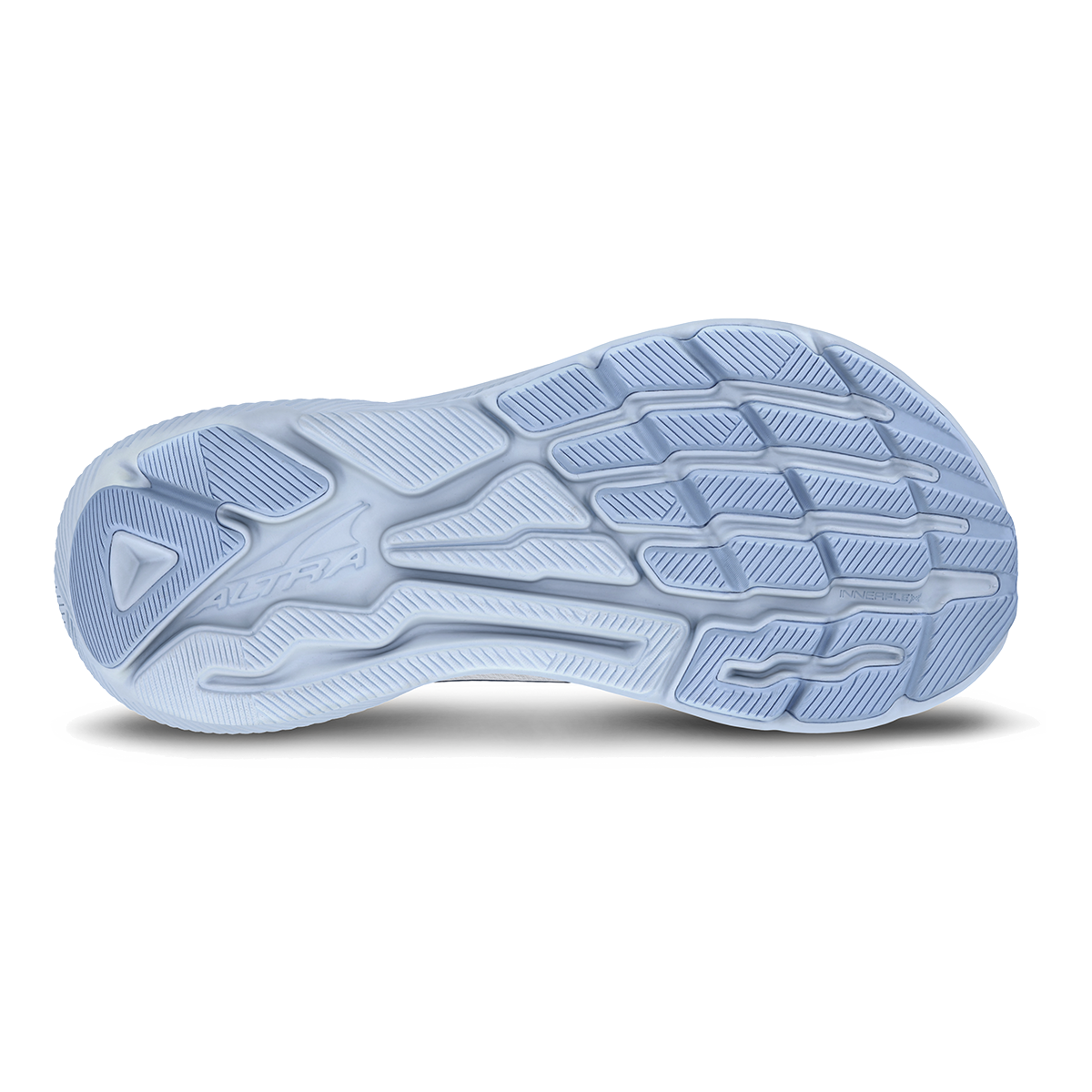 Altra Experience Flow Supermoon — White - Lt Blue — Size B — Width 5.5 — Top View