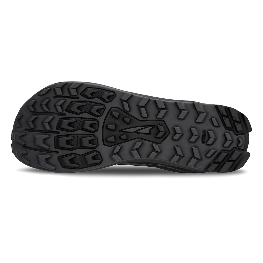 Altra Lone Peak 9 — Black — Size D — Width 7 — Top View