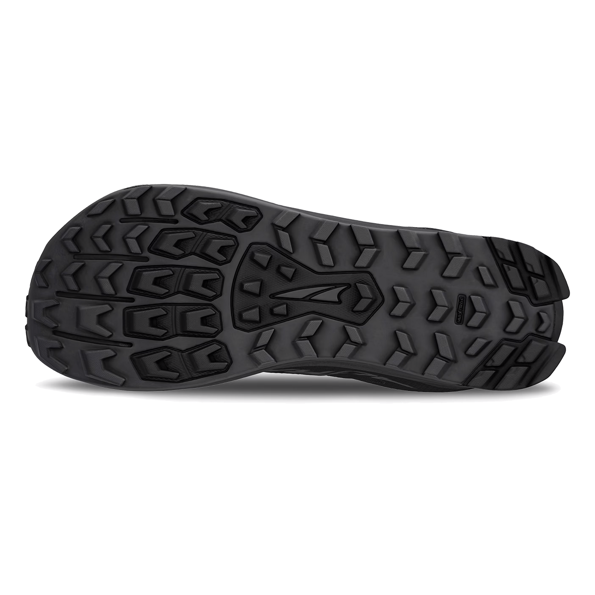 Altra Lone Peak 9 — Black — Size D — Width 7 — Top View