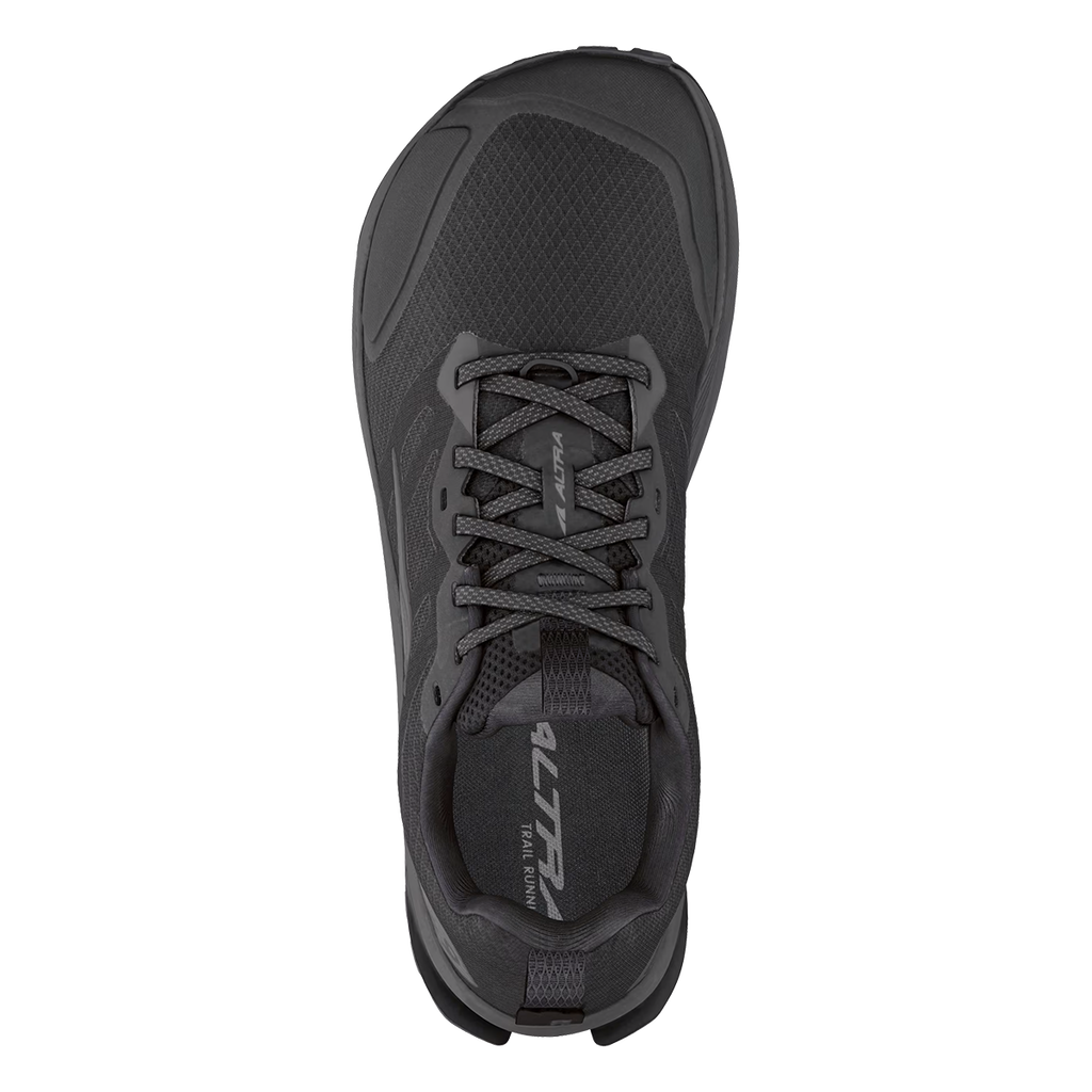 Altra Lone Peak 9 — Black — Size D — Width 7 — Back View