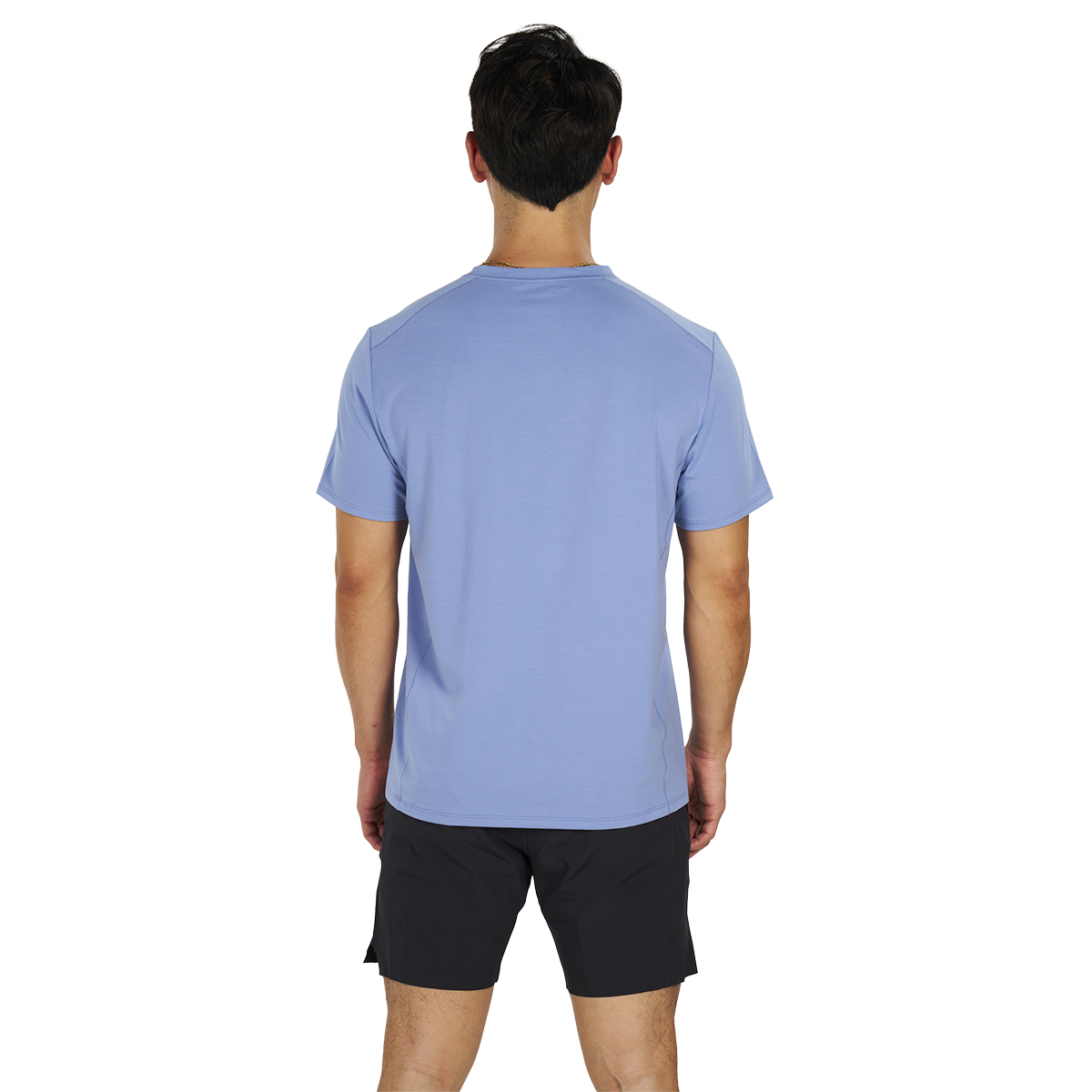 Alwrld ALTRN Tee — Blue Steel — Size Small — Top View
