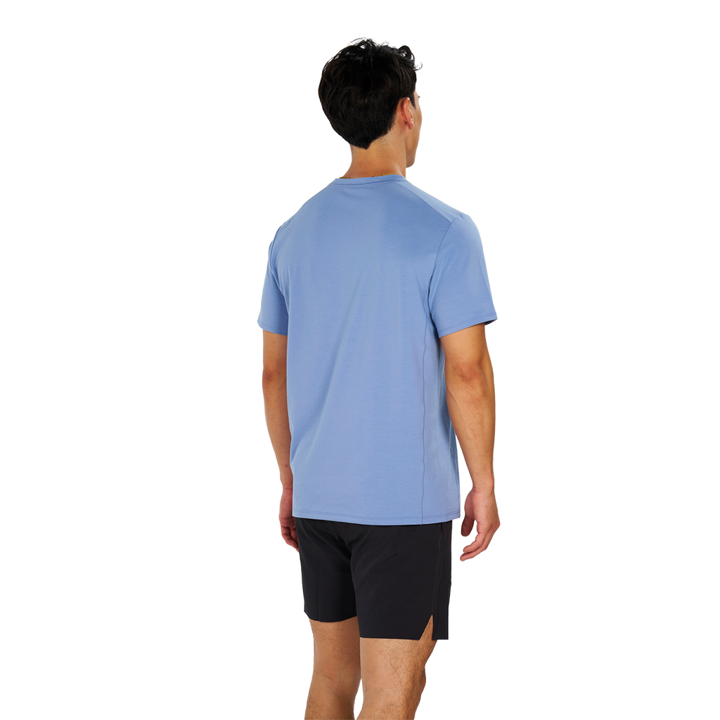 Alwrld ALTRN Tee — Blue Steel — Size Small — Back View