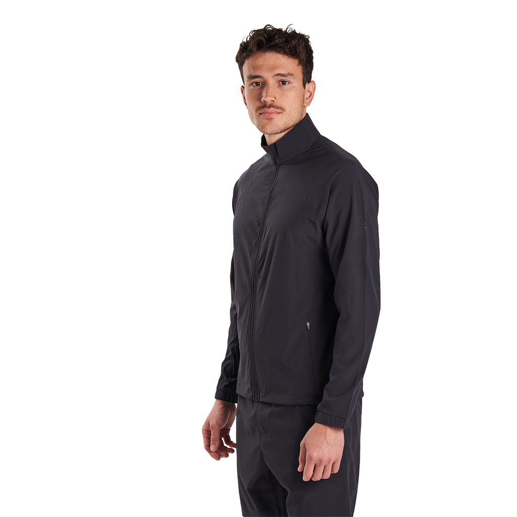 Alwrld ALRN Crest Jacket — Black — Size Small — Side View