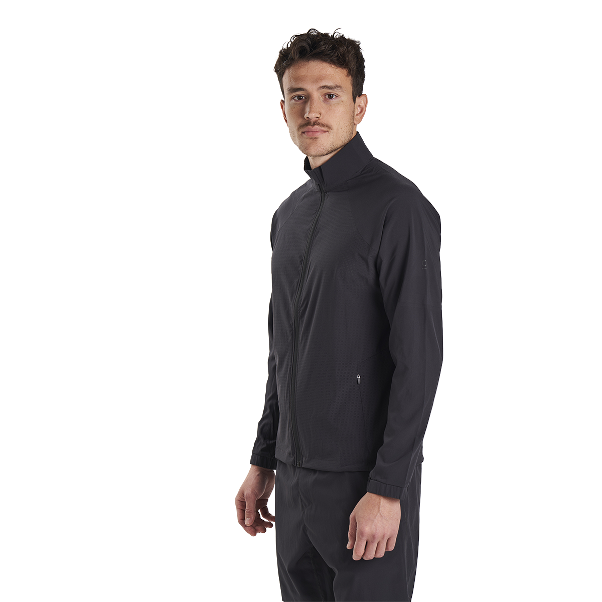 Alwrld ALRN Crest Jacket — Black — Size Small — Side View
