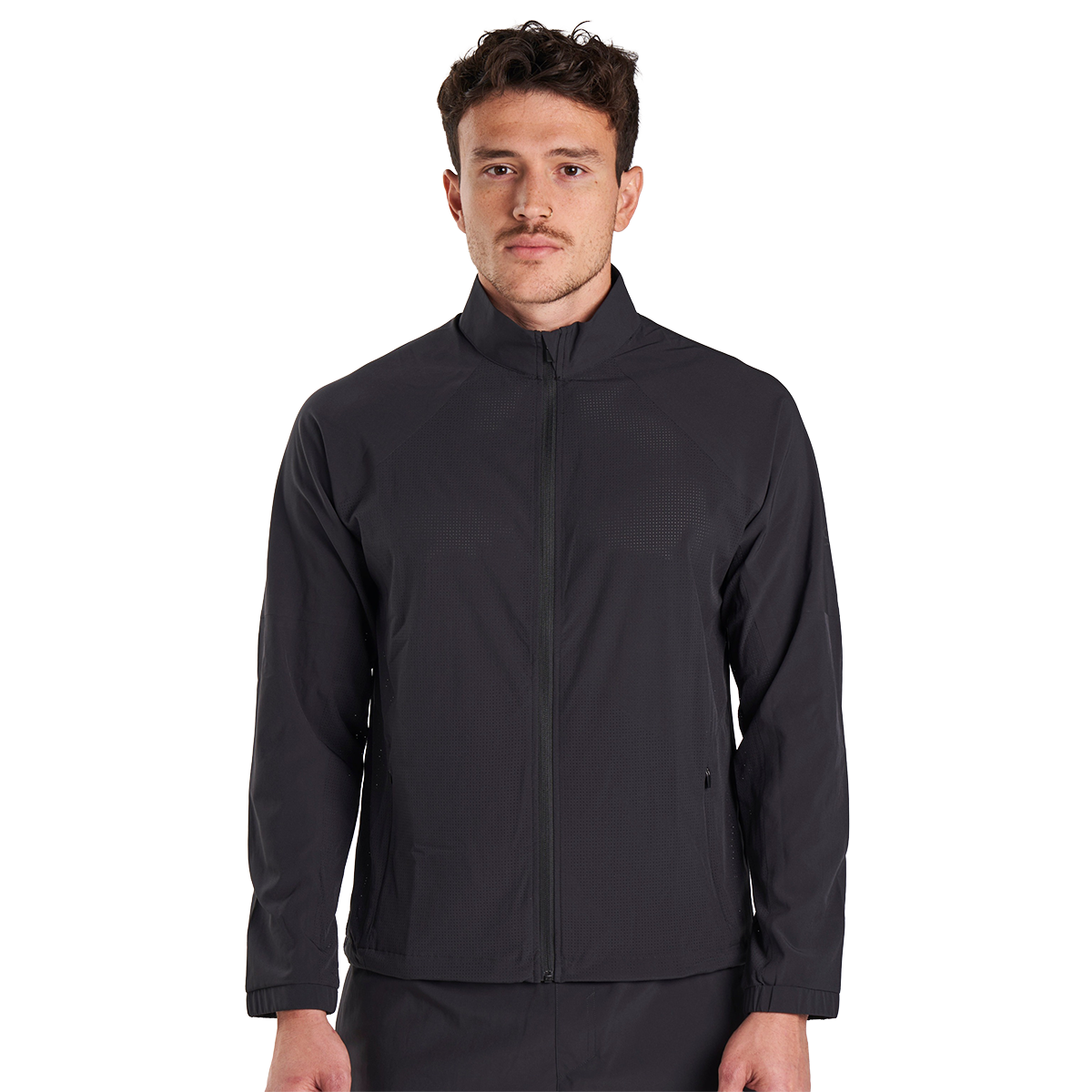Alwrld ALRN Crest Jacket — Black — Size Small — Top View