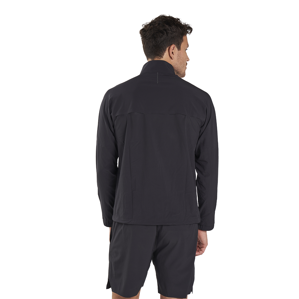 Alwrld ALRN Crest Jacket — Black — Size Small — Back View
