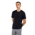 Alwrld ALRN Raglan Short Sleeve Tee — Black — Size Small — Front View