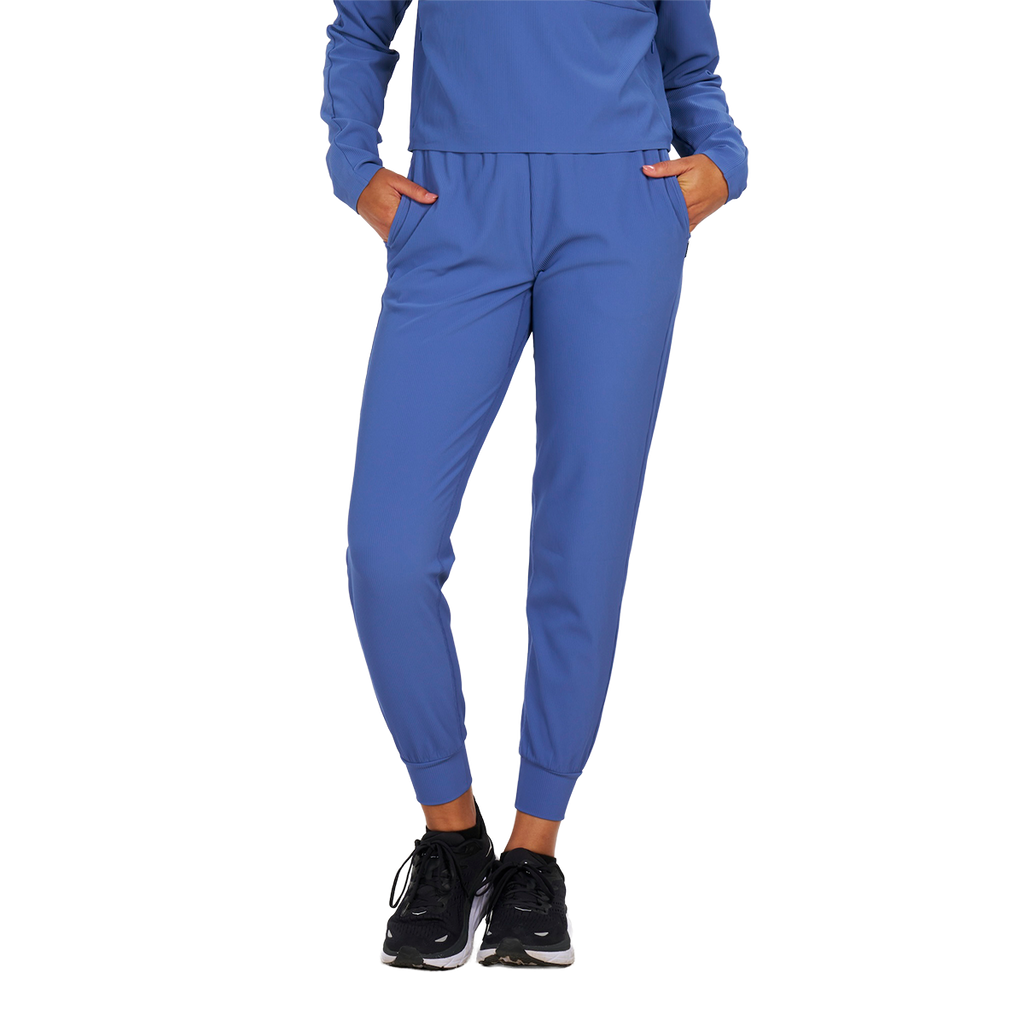 Alwrld ALTRN Rib Jogger — Lido Blue — Size XSmall — Front View