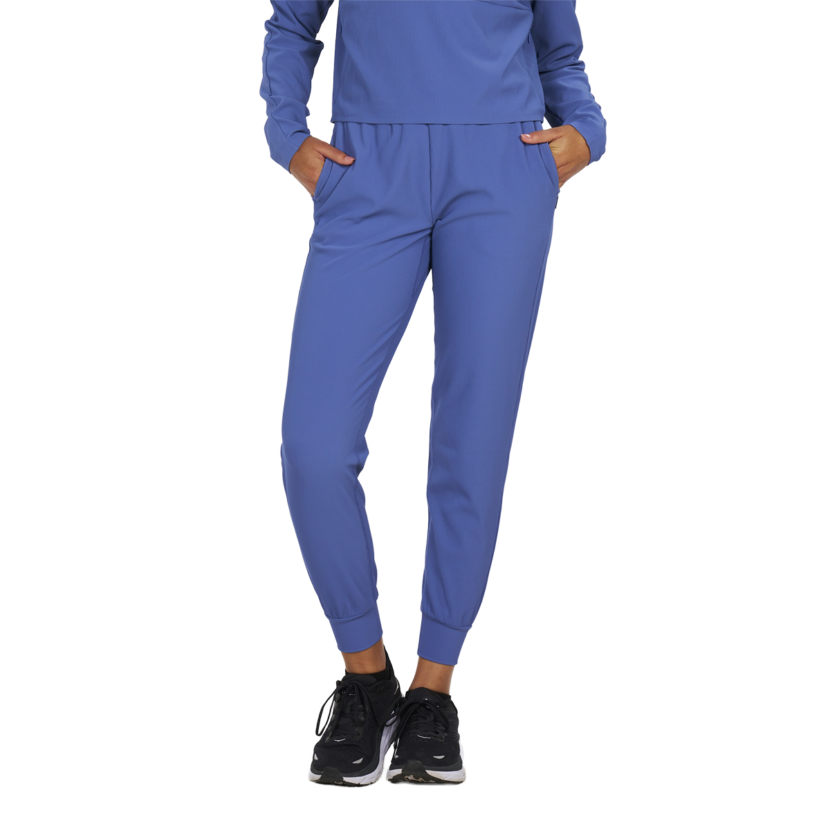 Alwrld ALTRN Rib Jogger — Lido Blue — Size XSmall — Front View