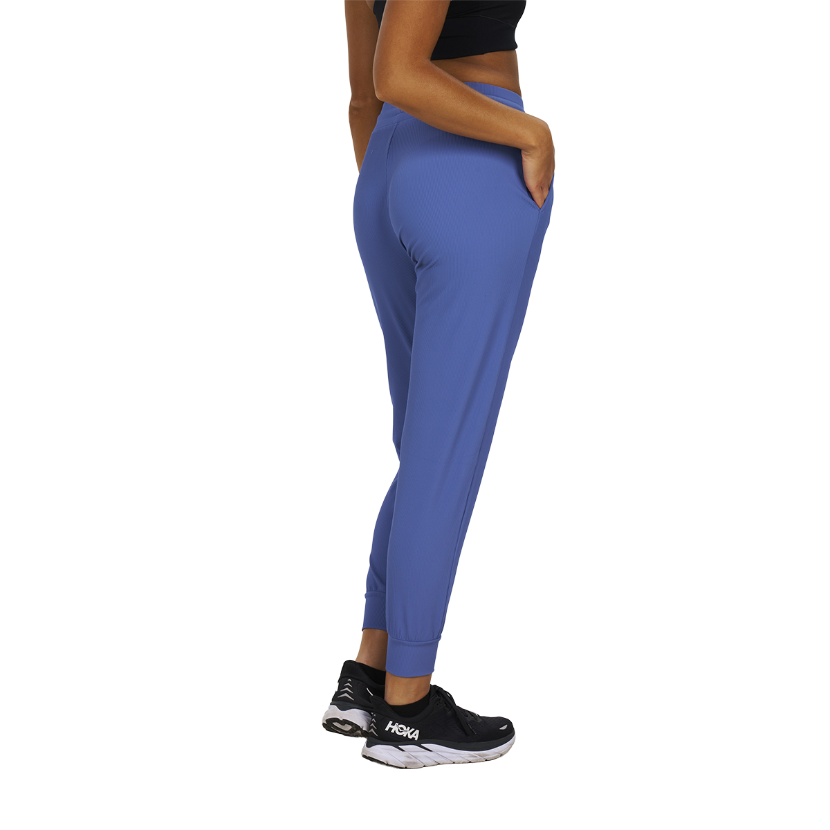 Alwrld ALTRN Rib Jogger — Lido Blue — Size XSmall — Back View