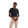 Alwrld ALSPRT Pintuck Tee — Black — Size Small — Front View