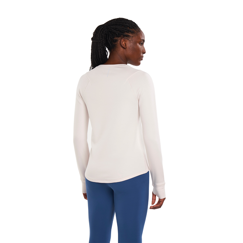 Alwrld ALRN Raglan Thermal Crew — White Sand — Size XSmall — Back View