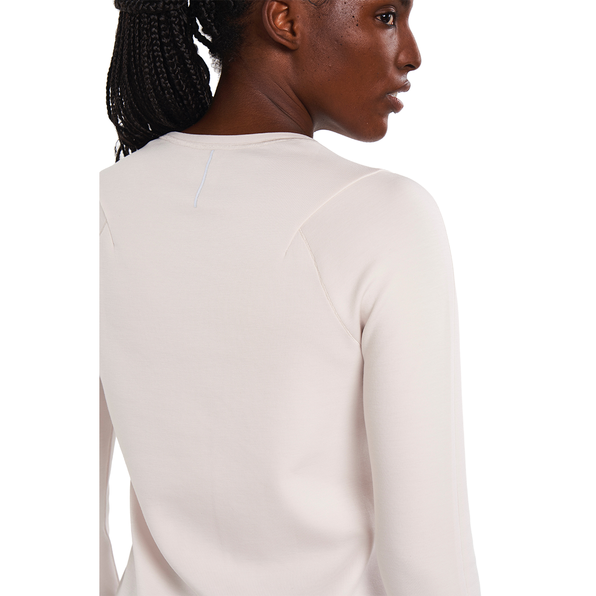 Alwrld ALRN Raglan Thermal Crew — White Sand — Size XSmall — Top View