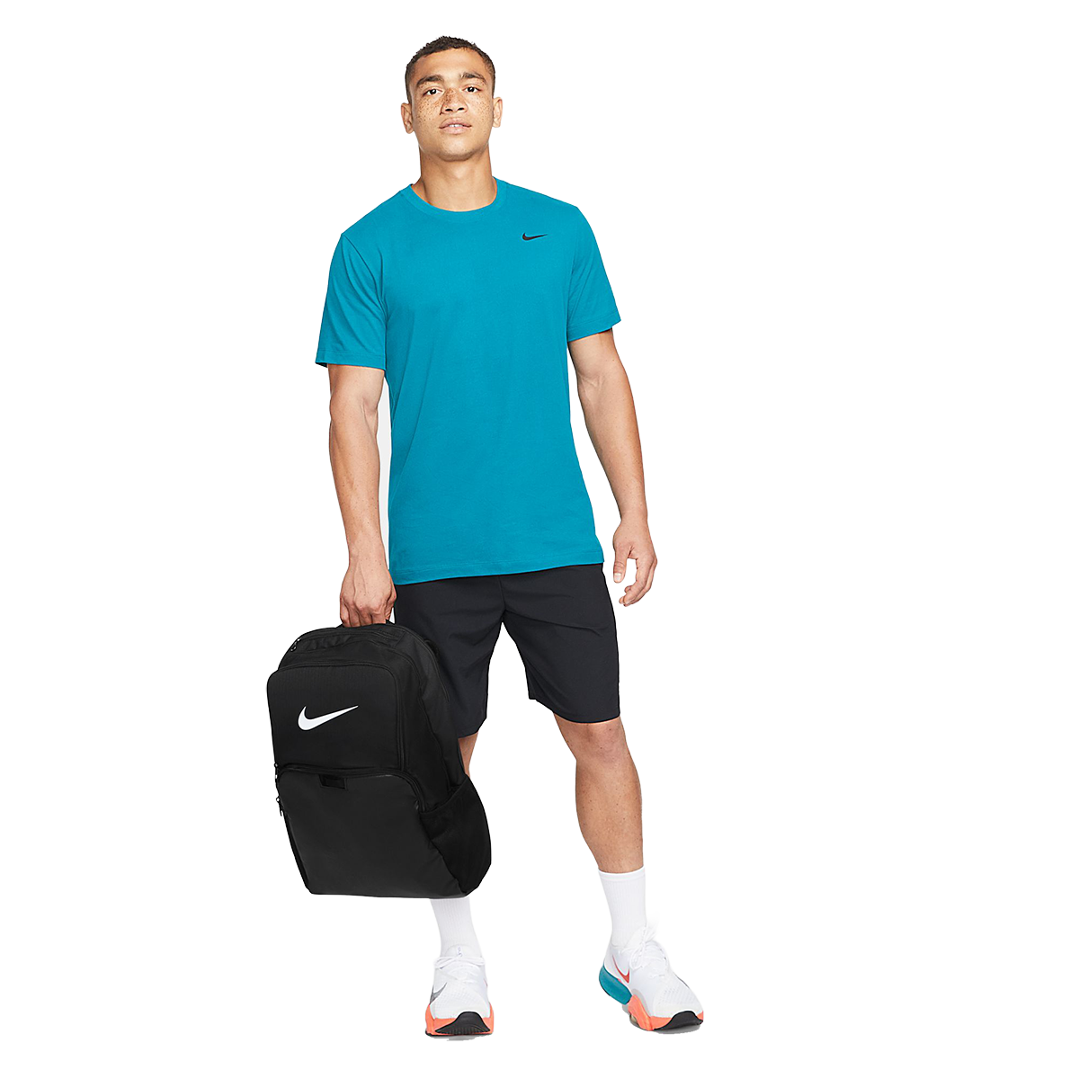 Nike Brasilia 9.5 Training — Black - White — Size XLarge — Side View