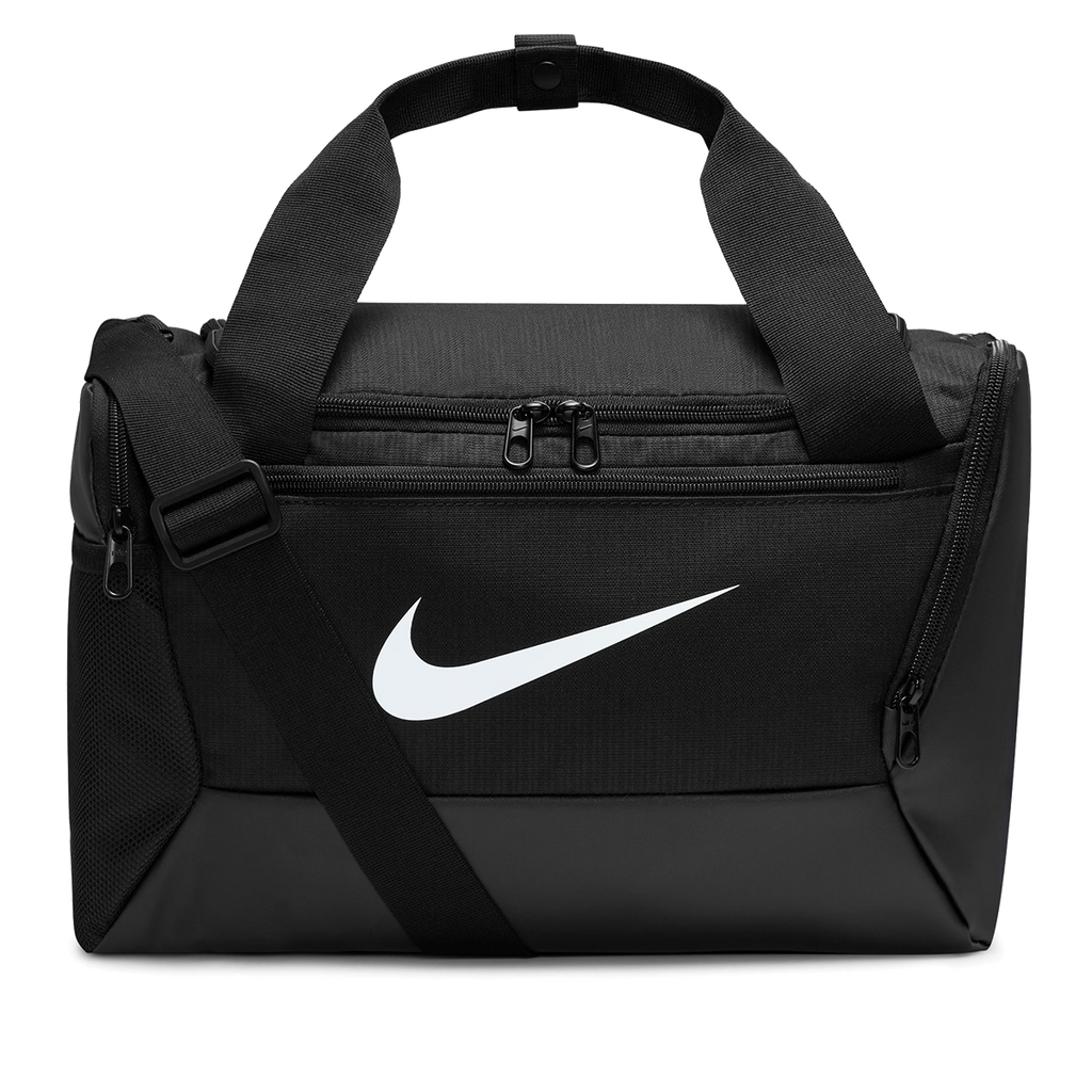 Nike Brasilia 9.5 Duffle — Black - White — Size XSmall — Side View