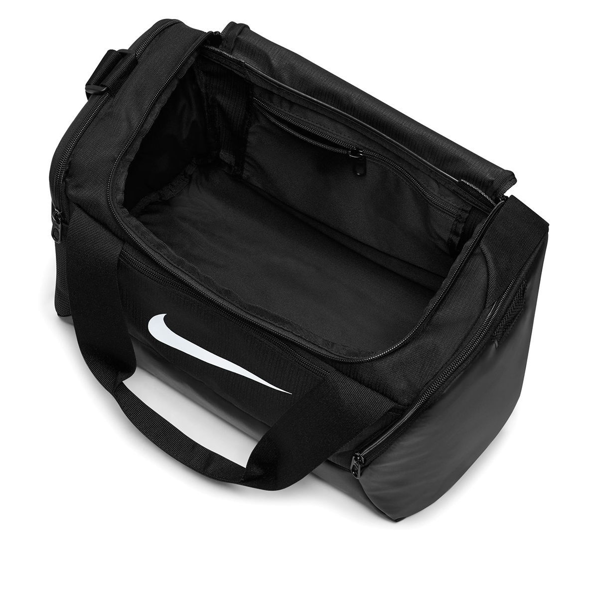 Nike Brasilia 9.5 Duffle — Black - White — Size XSmall — Detail View