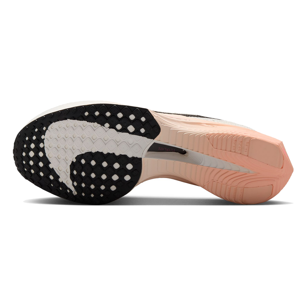 Nike ZoomX Vaporfly Next% 3 — Sail - Black - Crimson Tint - Guava Ice - Hot Punch — Size B — Width 7 — Top View
