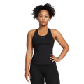 Nike Swoosh Medium-Support Padded Bra — Black - Black - White — Size Medium — Front View