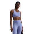Nike Dri-FIT Swoosh Bra — Lilac Ice - White — Size XSmall — Front View