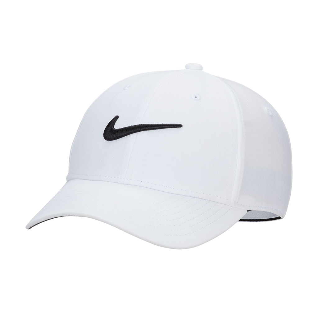 Nike Dri-FIT Club Hat — White - Black — Size Small / Medium — Front View