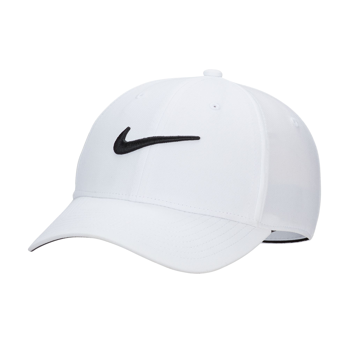 Nike Dri-FIT Club Hat — White - Black — Size Small / Medium — Front View