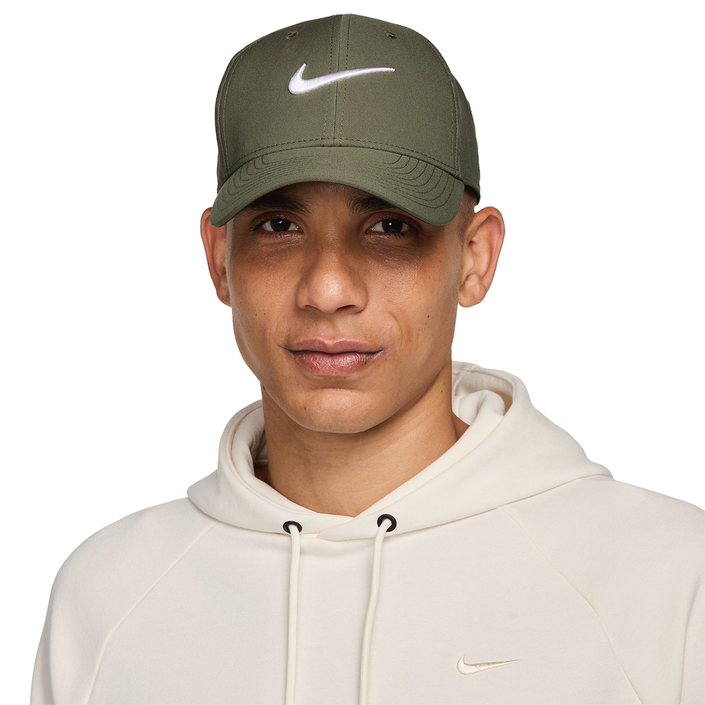Nike Dri-FIT Club Hat — White - Black — Size Small / Medium — Back View