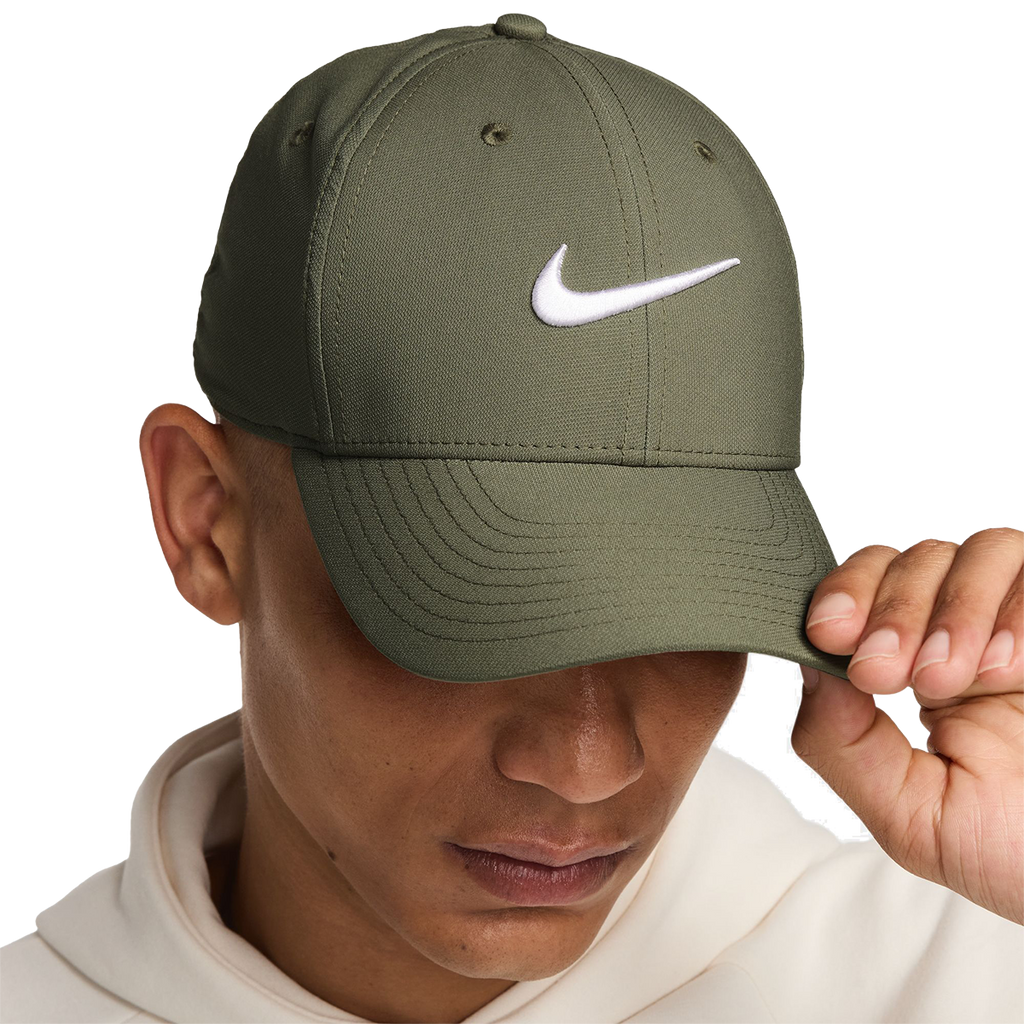 Nike Dri-FIT Club Hat — White - Black — Size Small / Medium — Detail View