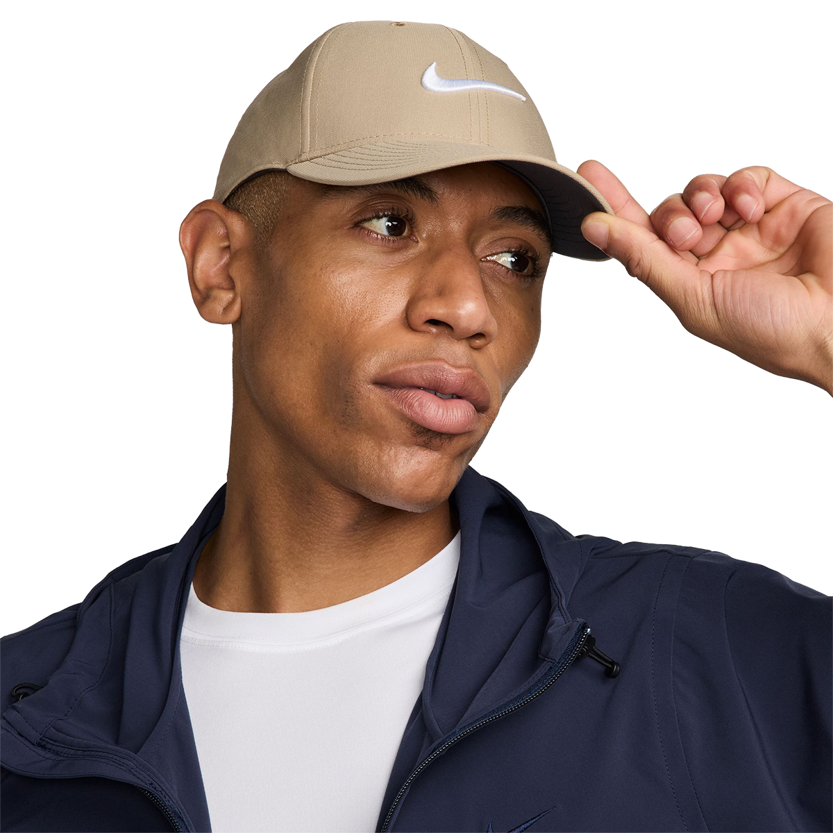 Nike Dri-FIT Club Hat — White - Black — Size Small / Medium — Alternate View 10